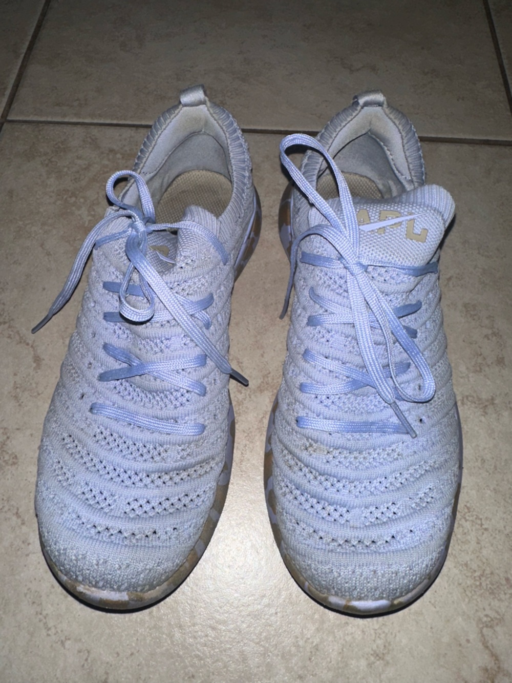 APL Techloom Wave W 0320xc Sneakers Blue On Blue Womens Size 8.5